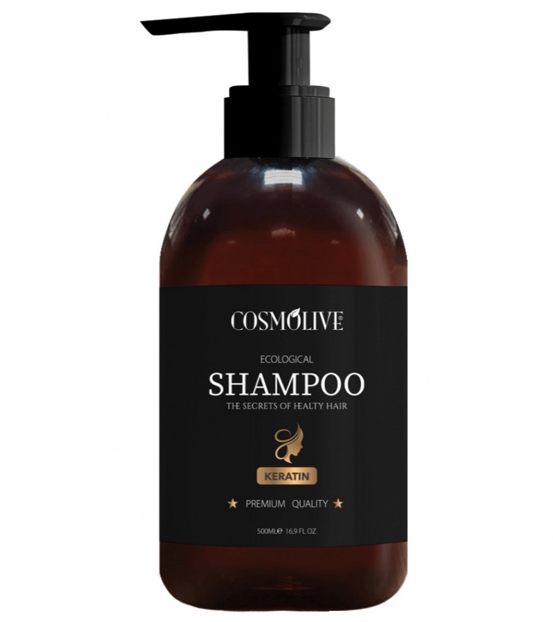 Cosmolive Karatin Shampoo - 500ML - Made in Turkey - Imported