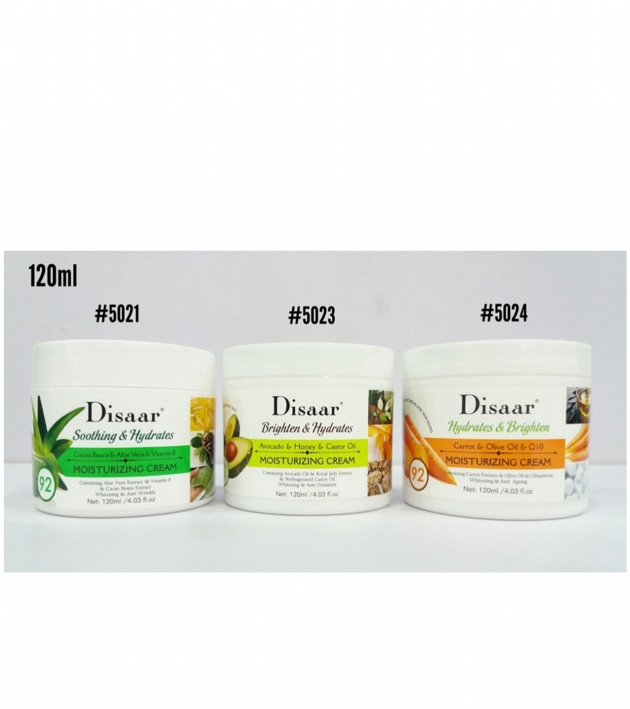 *DISAAR* COCOA BEANS & ALOE VERA & VITAMIN E MOISTURIZING CREAM (120ML)