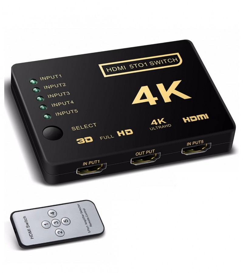 Hdmi Switch 5 Port 2k/4k