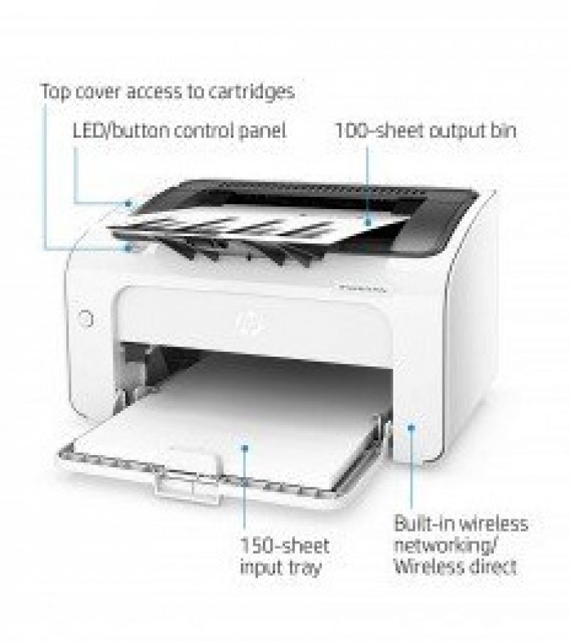 HP M12w LaserJet Pro Printer - Wireless Laser Printing