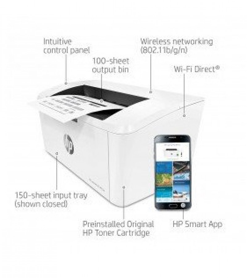 HP M15A Wireless LaserJet Pro Printer