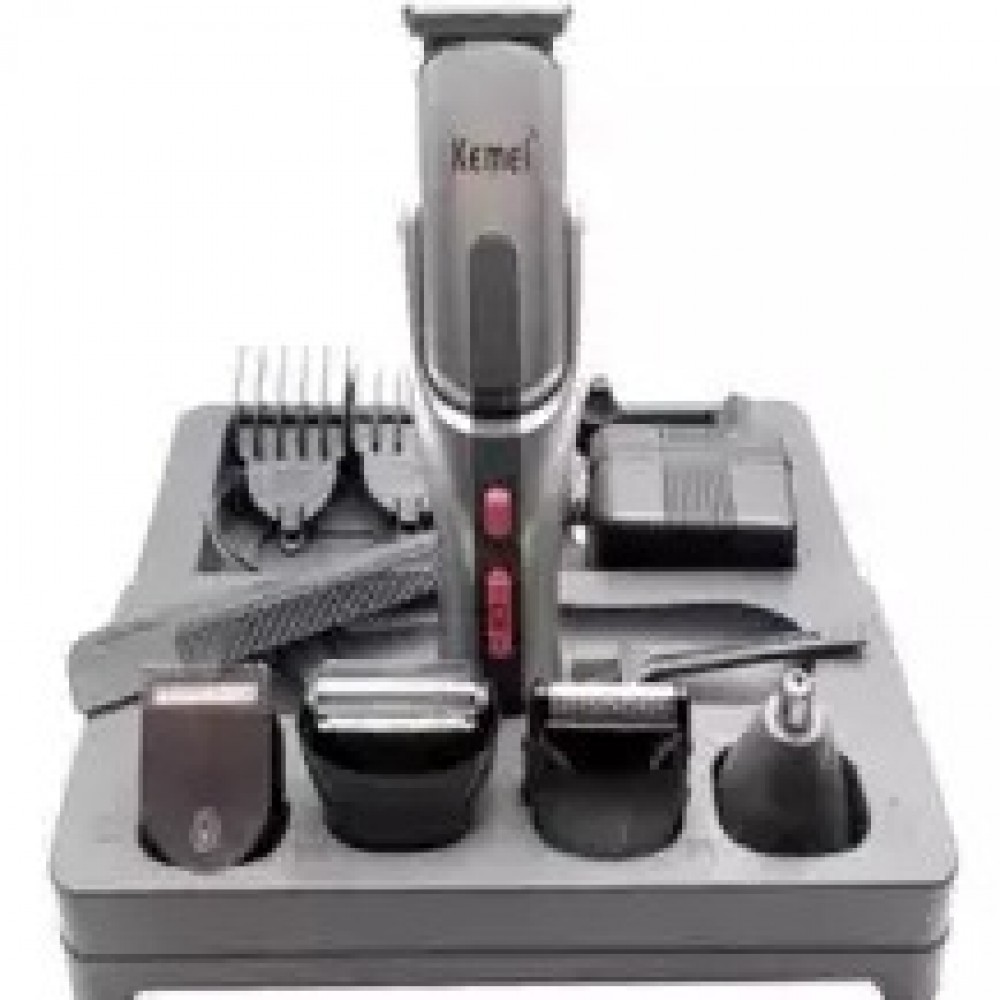 Kemei Kemei KM-680A - 8 in 1 Grooming Kit Shaver & Trimmer for Men -