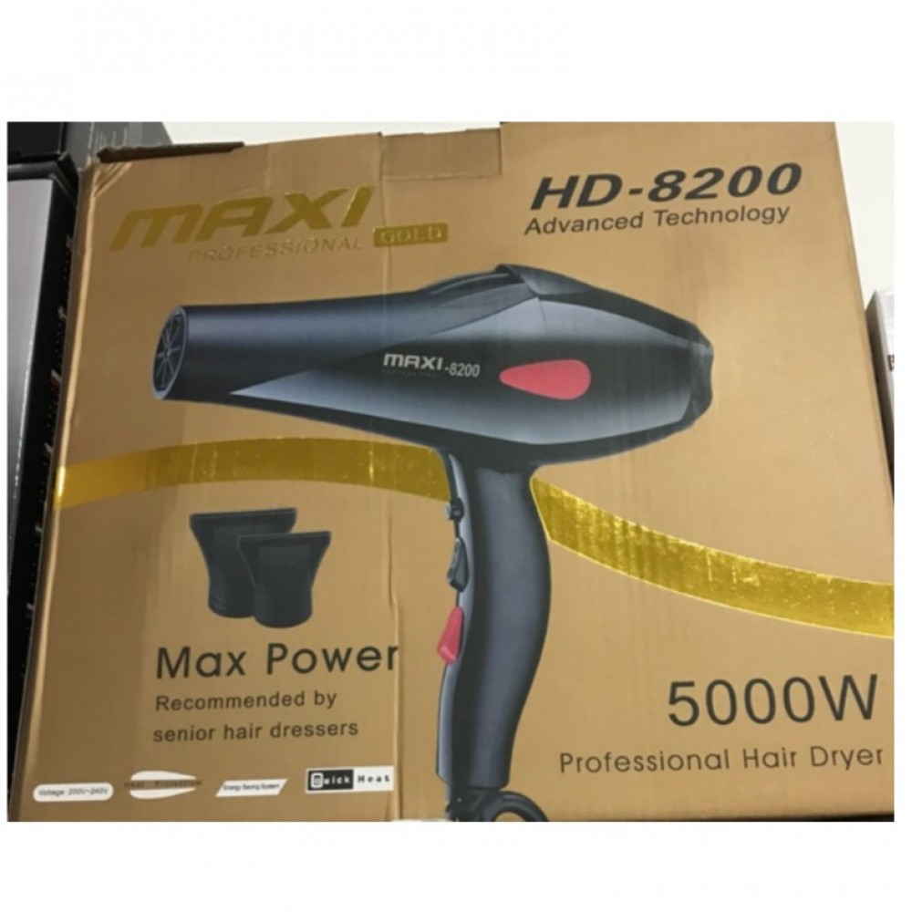 Maxi HD-8200 Professional Hair Dryer - Professional Look