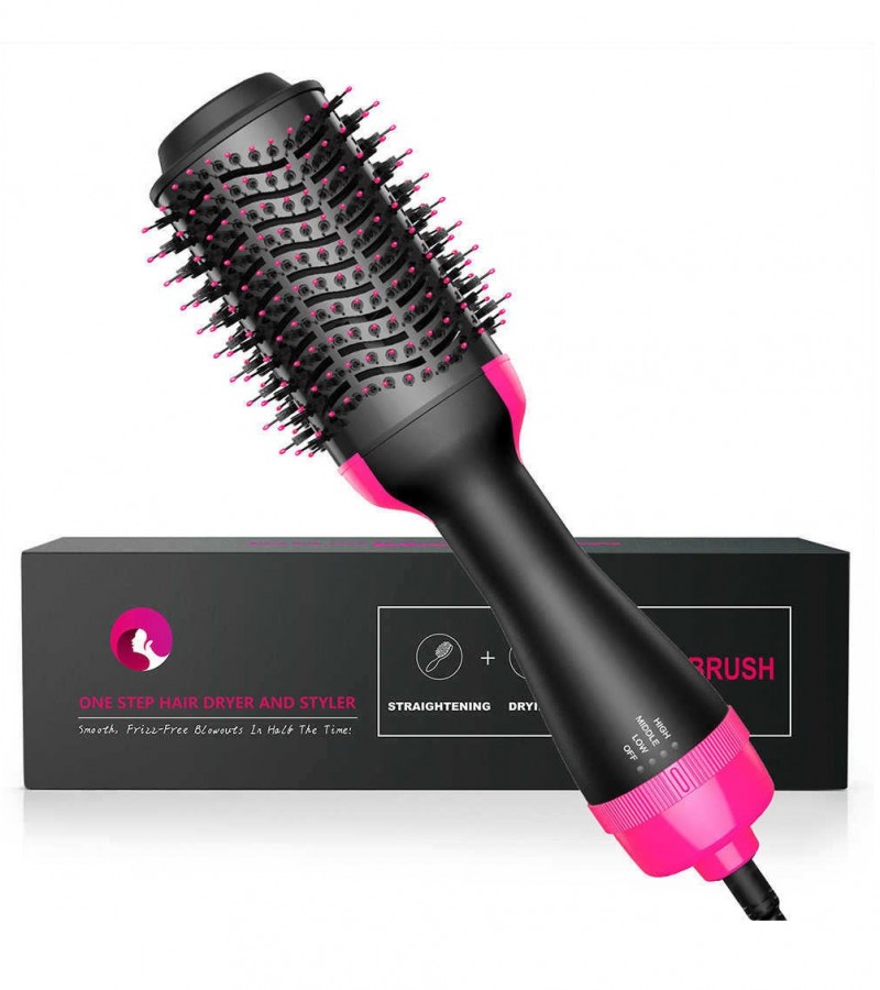 One Step Hot Air Brush Household Hair Dryer Brush Volumizer Hair