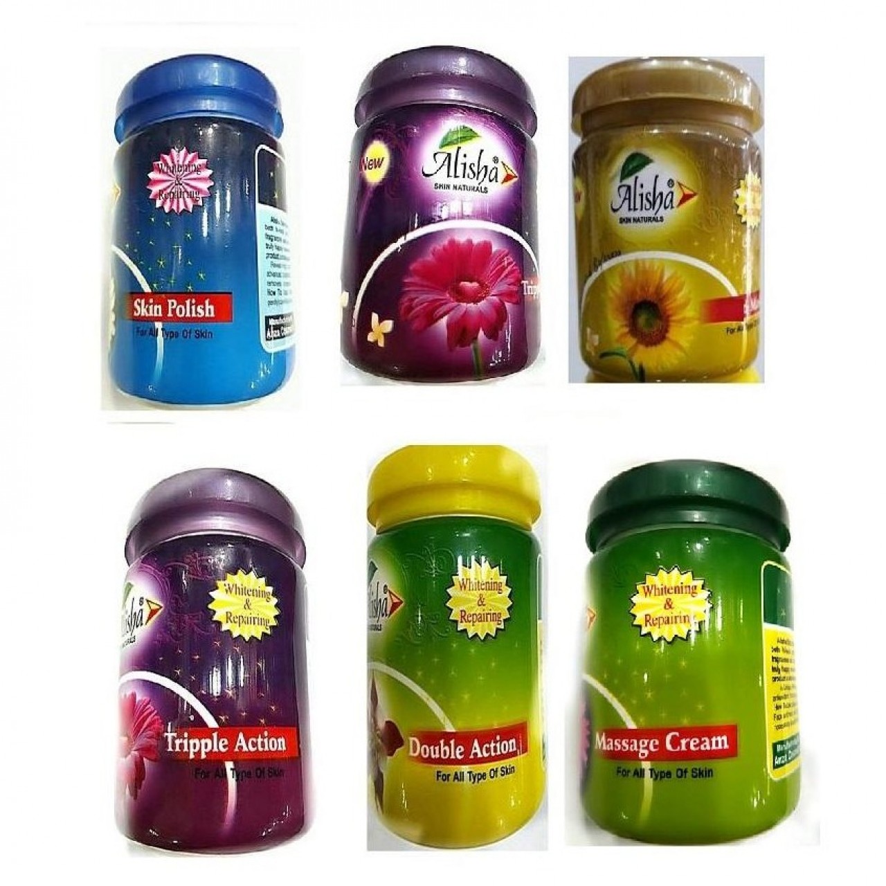 Pack Of 6 - Alisha Complete Facial Set - 150ml