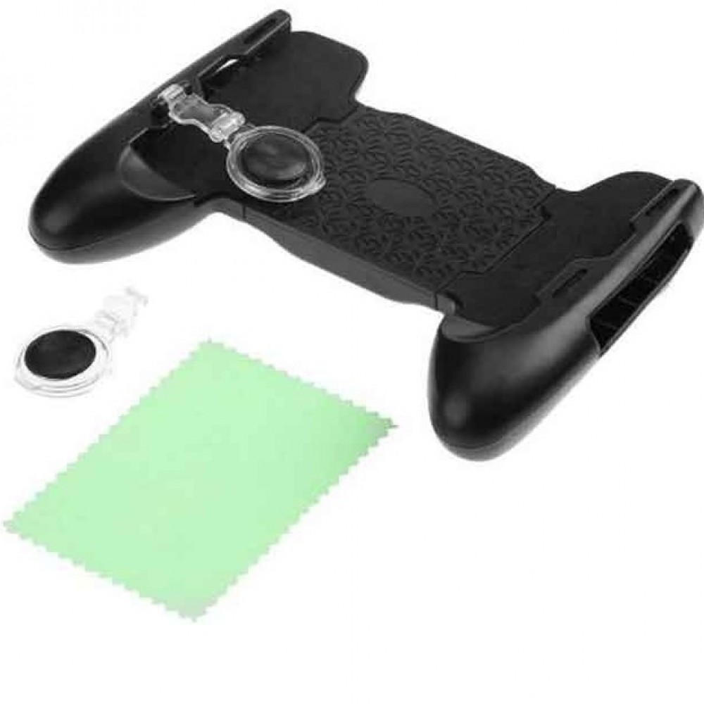 PUBG 3 in 1 Portable JL-02 Joystick Mobile Gamepad Controller - Black