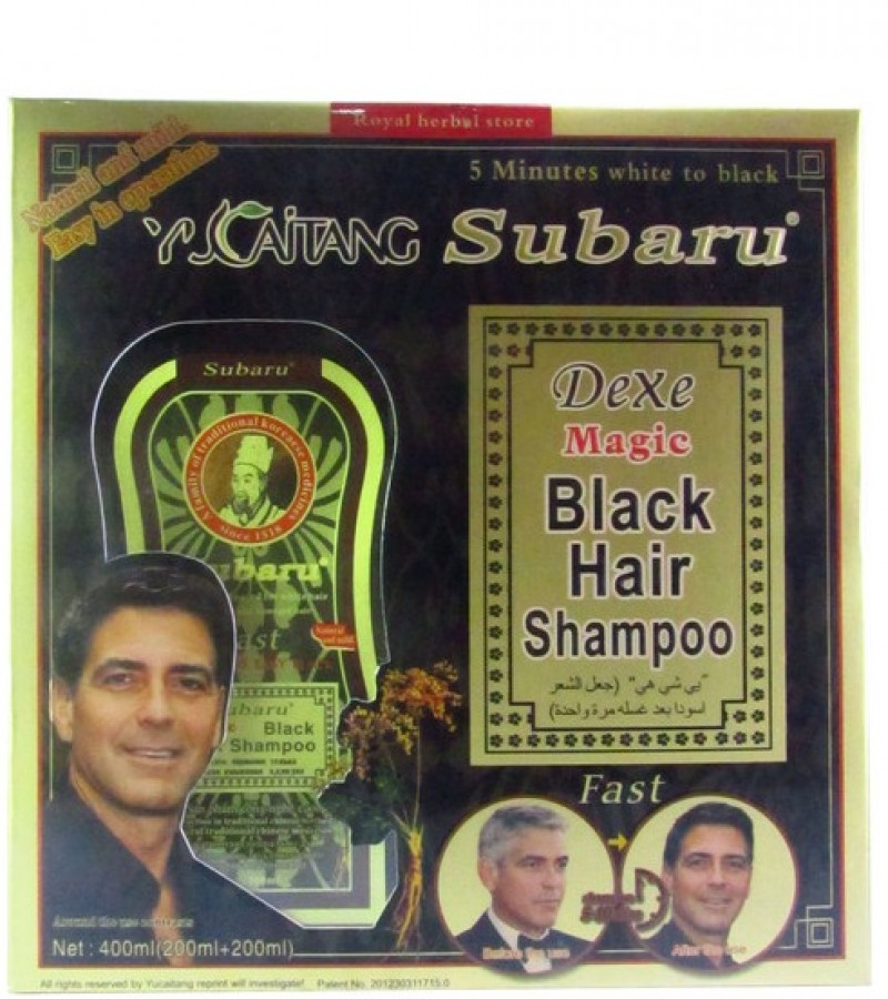 Subaru Dexe Magic Black Hair Shampoo 400ML