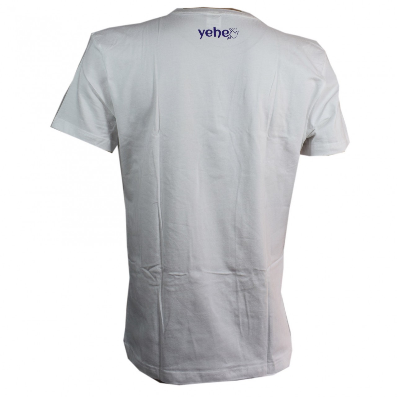 T-Shirt White Summer Plain Color 100% Cotton for Men