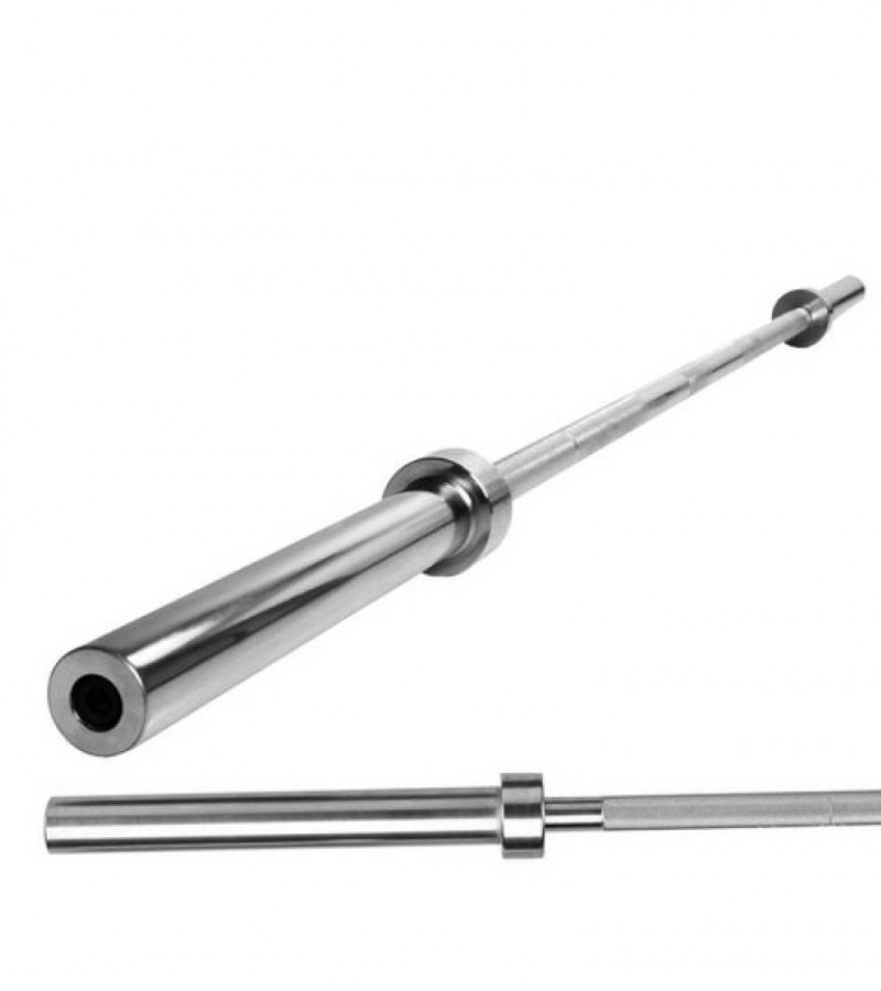 5 Feet olympic barbell weight lifting rod workout - Silver