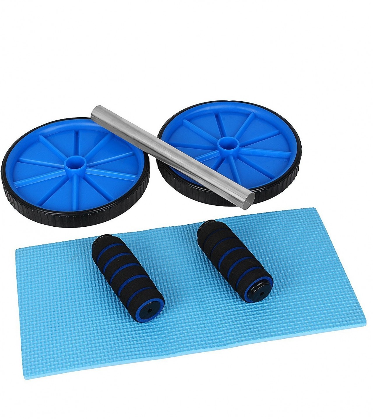 Ab wheel roller with foam abdominal wheel roller