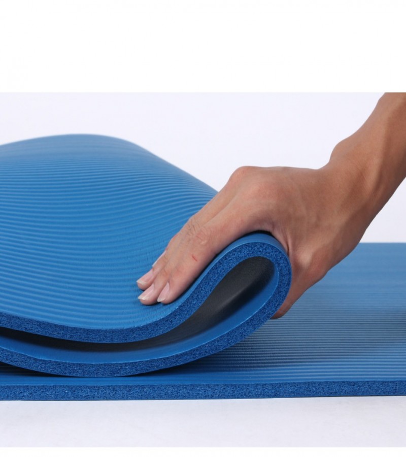 Anti Slip Yoga Mat For Exercise 10MM thickness 173cm x 63cm with carry  strap - Sale price - Buy online in Pakistan 