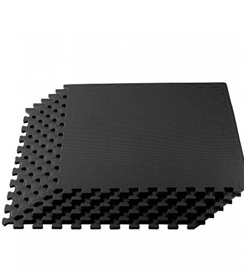 Gym Floor Mat Anti Slip yoga mats interlock mats - 4 Mats ( 2 x 2 Feet Each Mat)