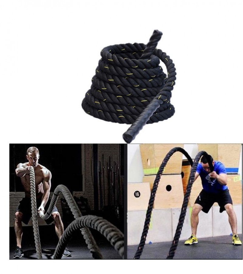 Heavy Duty Fitness Battle rope 38MM - 38 Feet