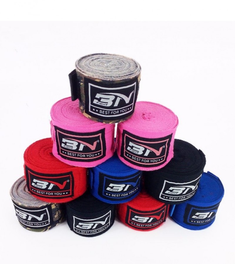 Pair of Boxing Hand Wraps Boxing Patti - Multicolor