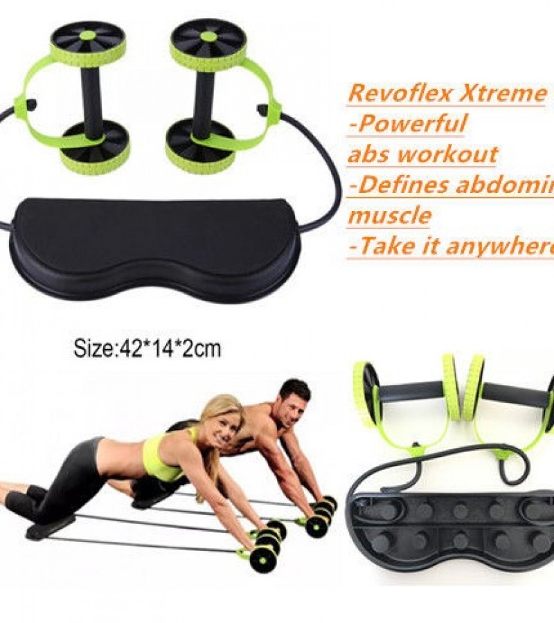 Revoflex Xtreme Abdominal Trainer Resistance Workout Machine Home Gym Exercise