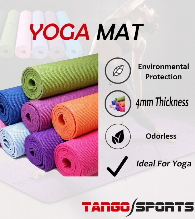 Tango sports Yoga Matt Anti Slip mat 4mm