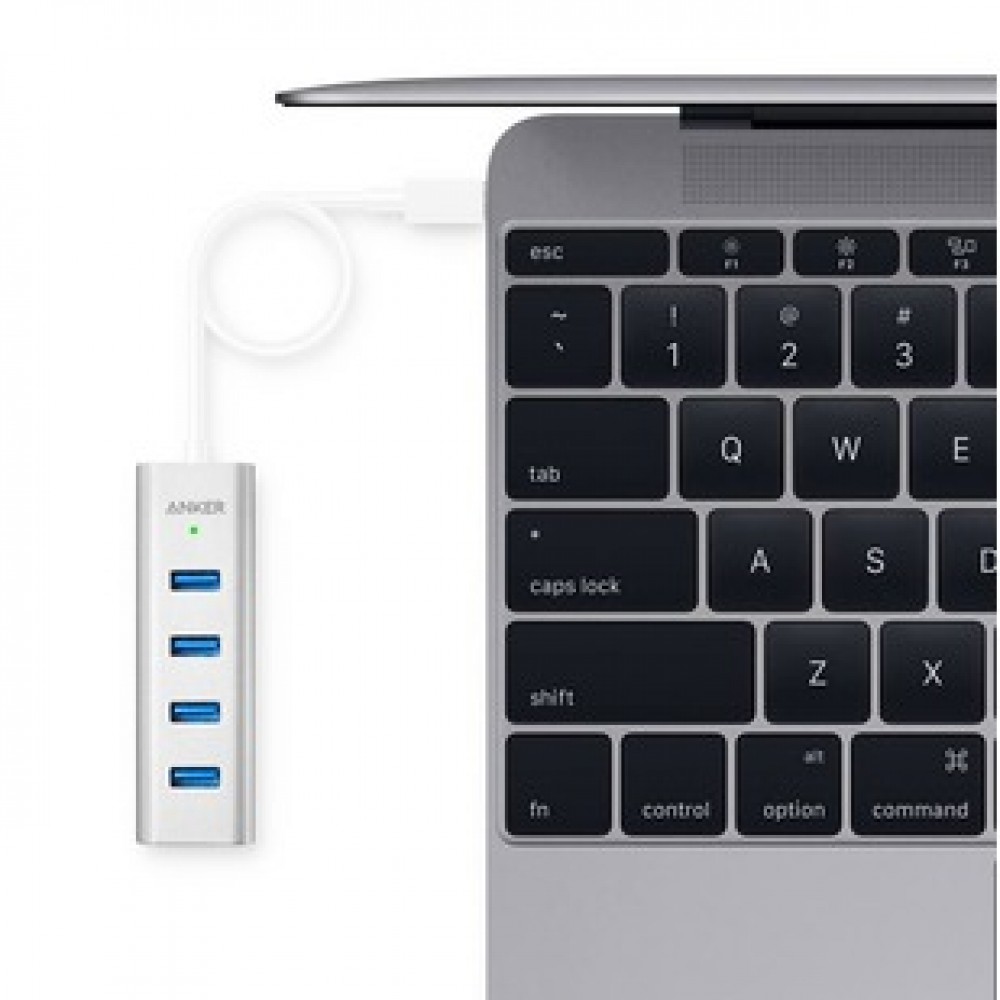 Anker 4 Port USB 3.0 Hub - 5 GBPS Transfer Speed – Slim & Sleek