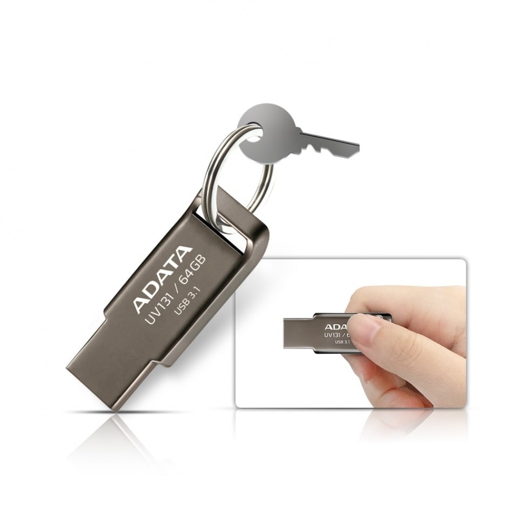 Adata UV131 Metallic Texture USB Flash Drive - 64 GB