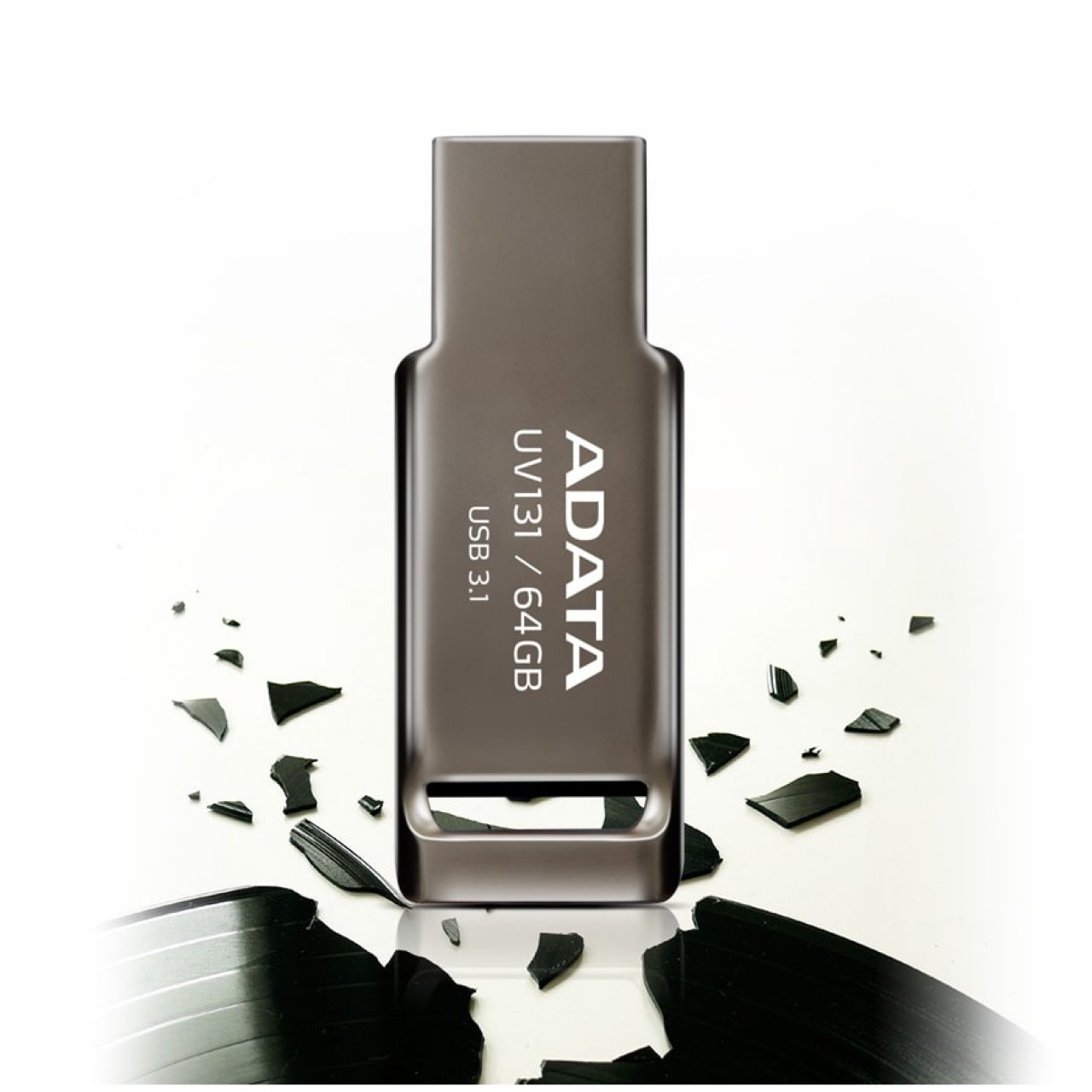 Adata UV131 Metallic Texture USB Flash Drive - 64 GB
