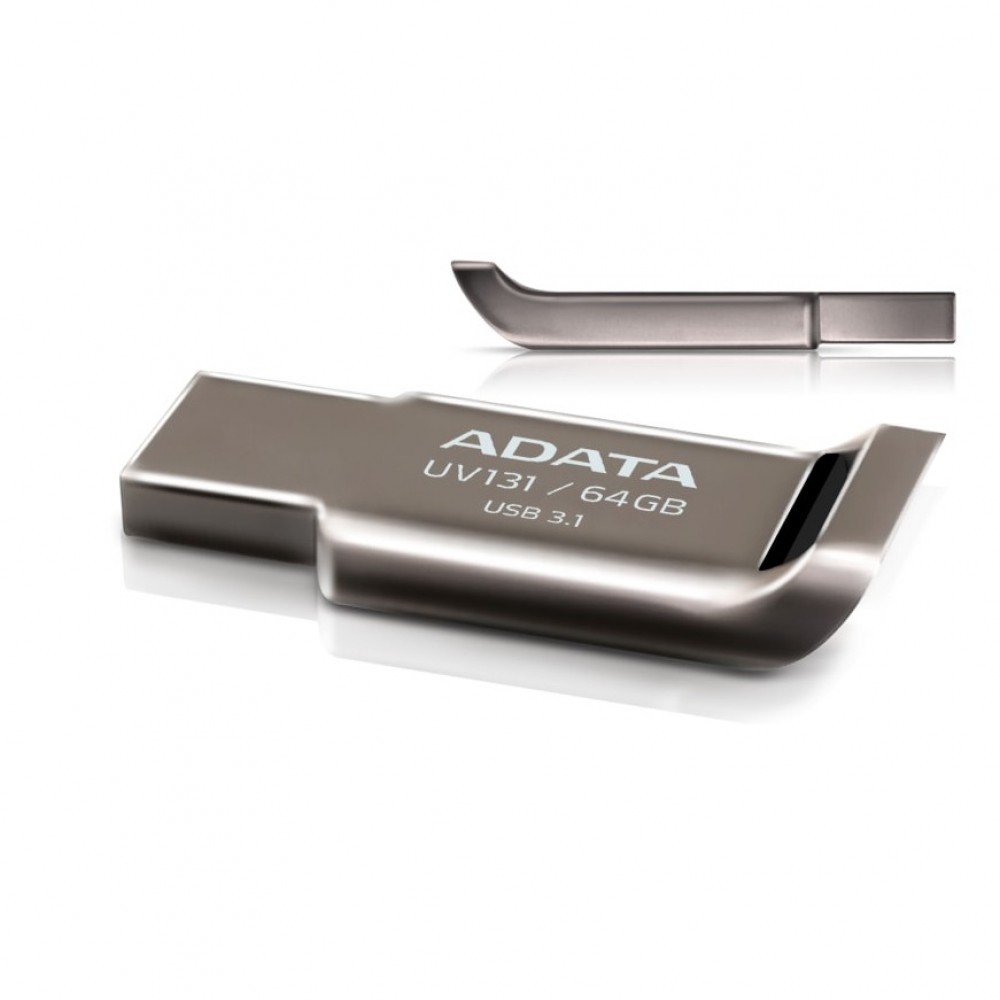 Adata UV131 Metallic Texture USB Flash Drive - 64 GB