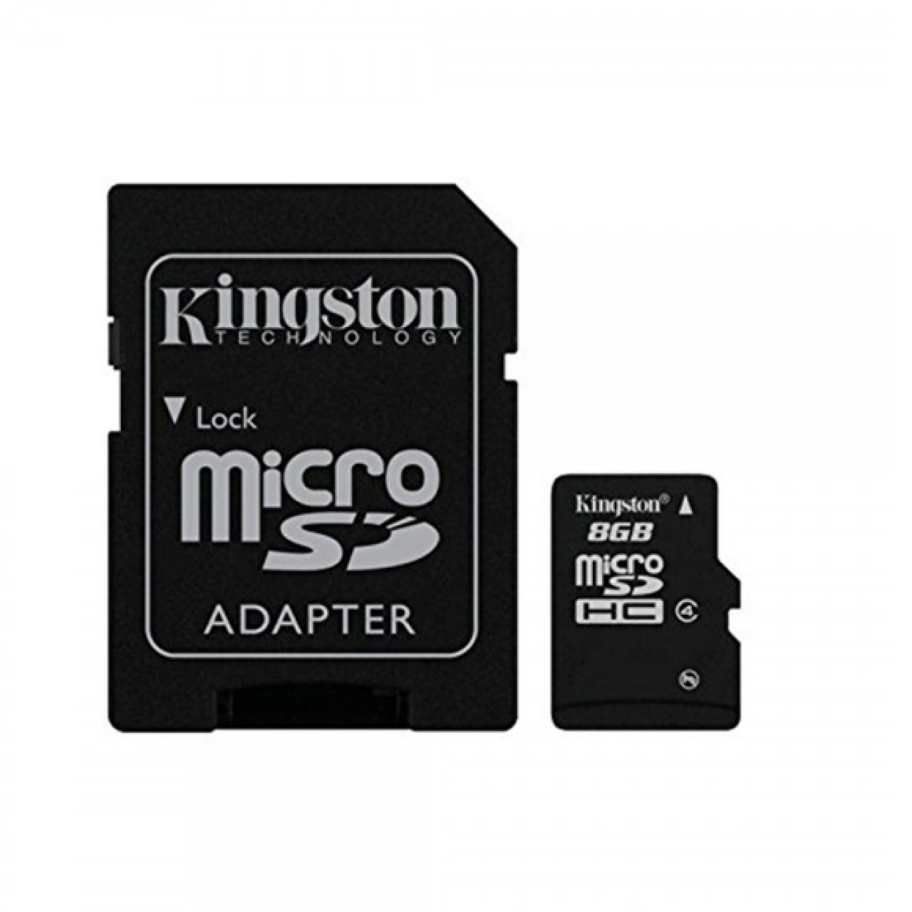 KIGSTONE 8GB Micro SDHC Memory Card With SD Adapter