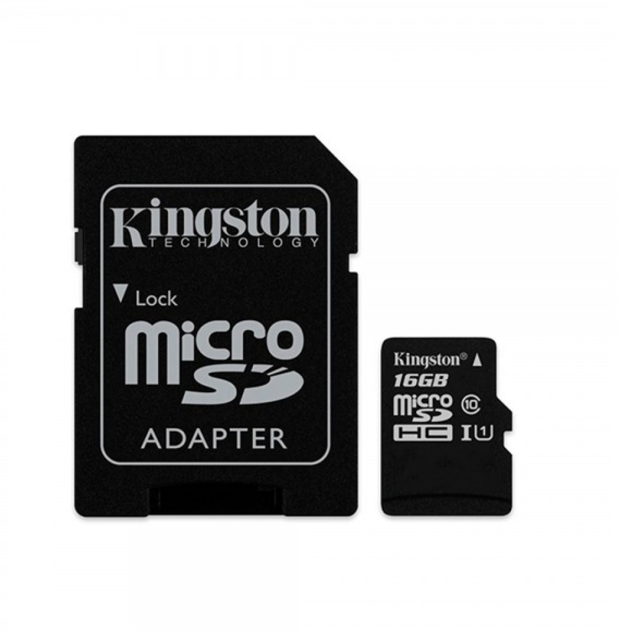 KIGSTONE 16GB Micro SDHC Memory Card With SD Adapter
