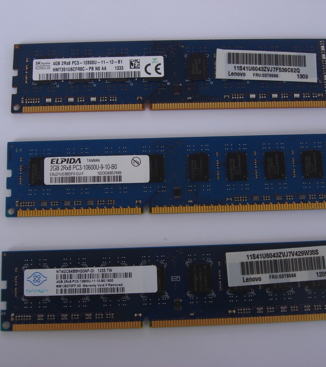 4gb DDR3 12800 bus Ram for PC