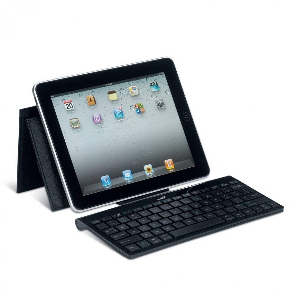 8. Genius Bluetooth Keyboard Luxepad 9100 – 7 Function Keys – Slim – Black