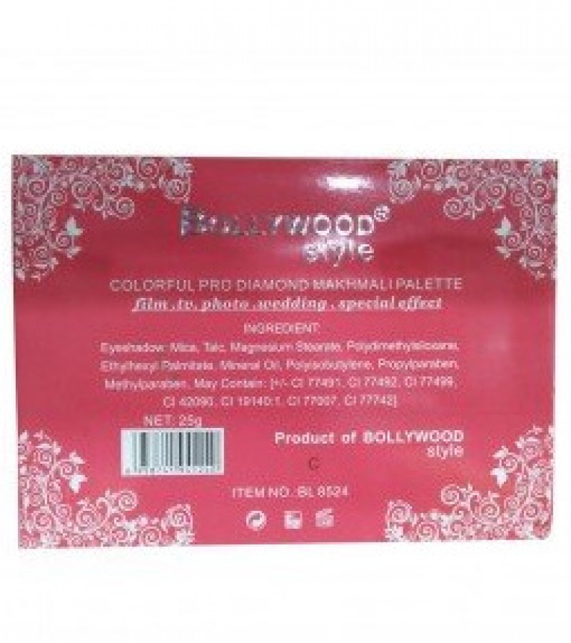Bollywood Style Professional Makeup Palette - 24 Color Makhmali Eye Shadow Palette