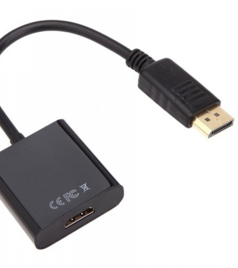 D Port To Hdmi Converter - DP Display Port Male To HDMI Female Cable Converter Adapter 1080P