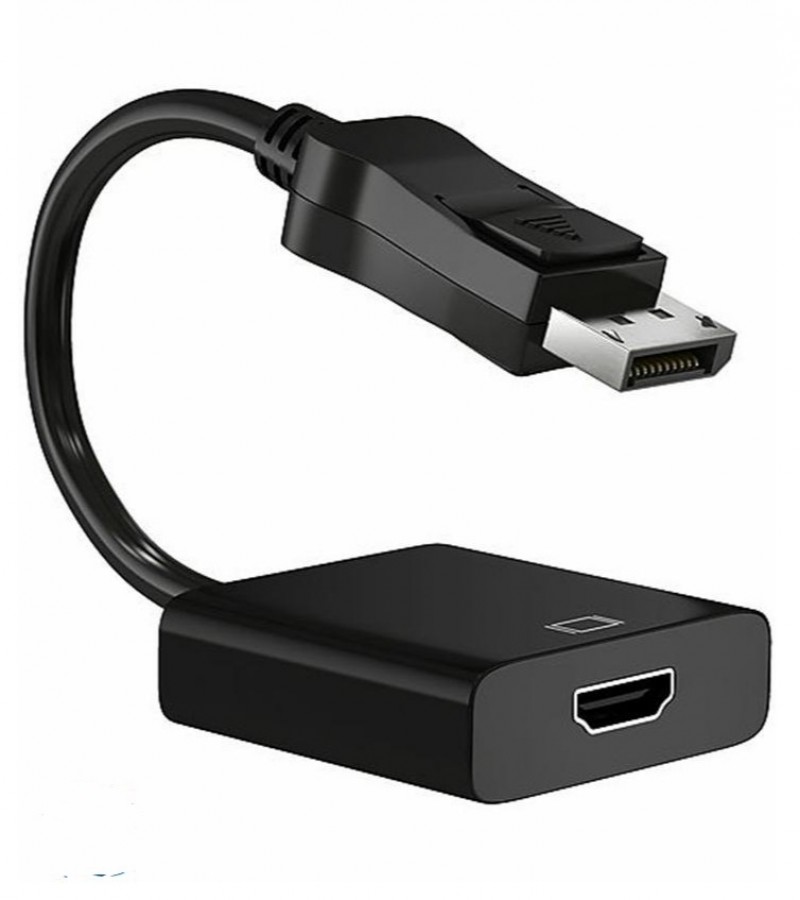 D Port To Hdmi Converter - DP Display Port Male To HDMI Female Cable Converter Adapter 1080P