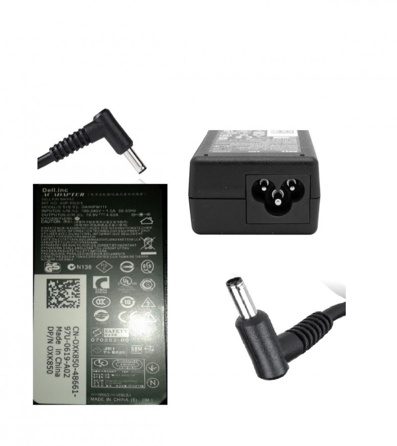 Dell Laptop Charger 19V 4.62A Charger 90W