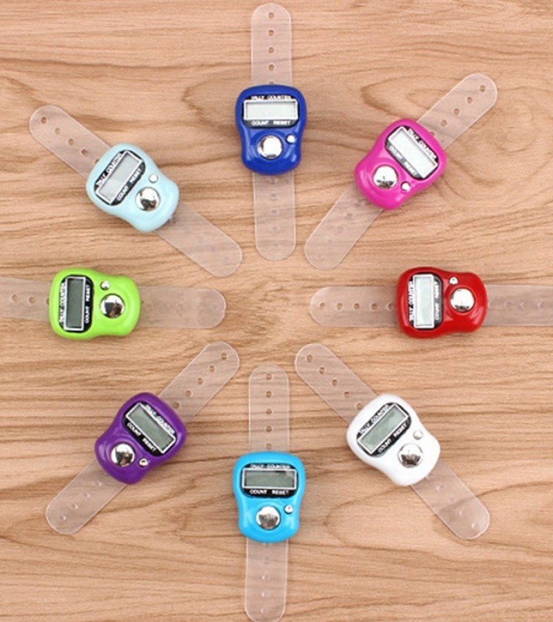 Digital Electronic Finger Ring counter Finger Ring Tasbeeh Hand Ring Tally Row Counter Counting