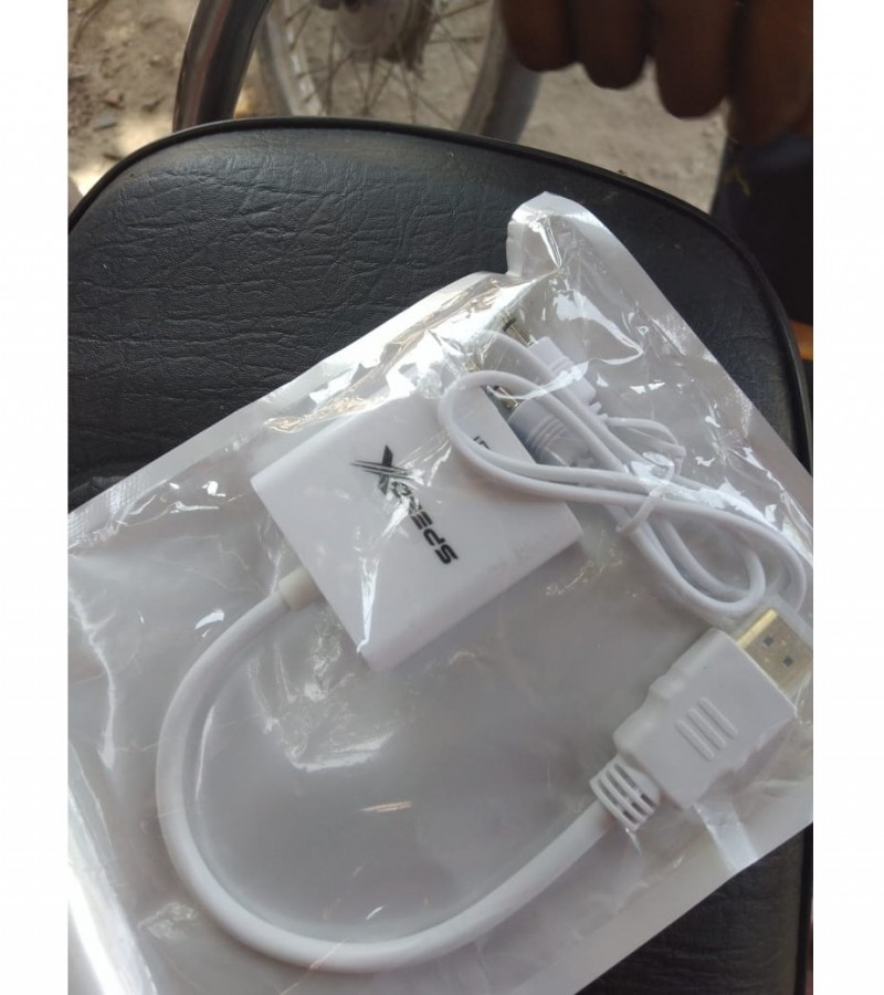 HDMI To VGA Converter - HDMI to VGA Adapter - DP Male to VGA Female Adapter