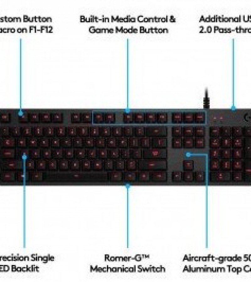 Logitech G413 Backlit Mechanical Gaming Keyboard