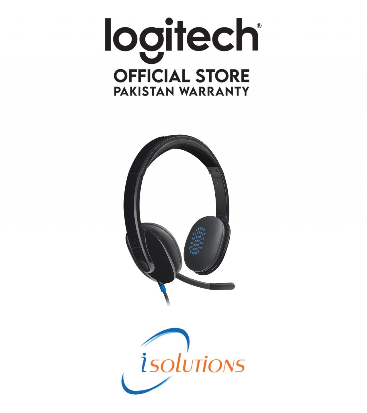 Logitech H540 USB Computer Headset with Noise-Cancelling
