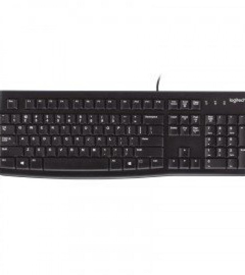 Logitech K120 Ergonomic Wired Keyboard For Quite Typing