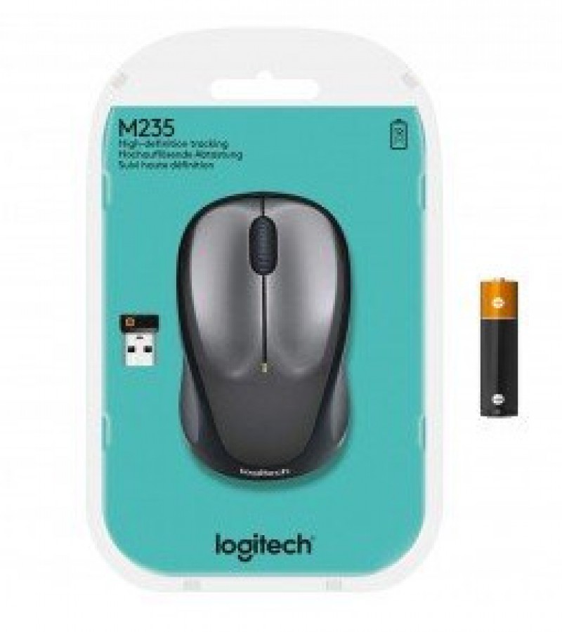Logitech M235 Wireless Mouse For Mac & Windows - Black( Original)