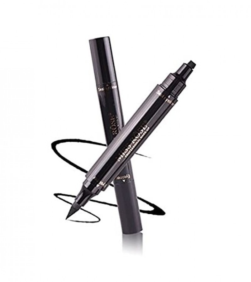 Miss Rose 2 in 1 eyeliner pen with wing stamp-waterproof liquid-eyeliner pencil pen