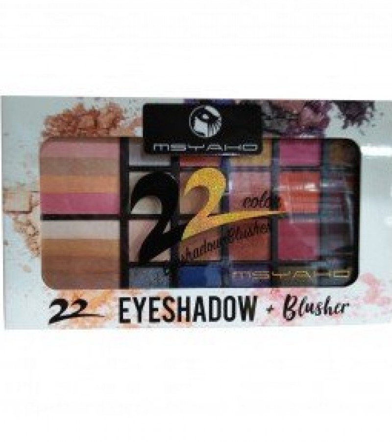 MSYAHO 22 Color Eyeshadow Palette & Blusher For Women
