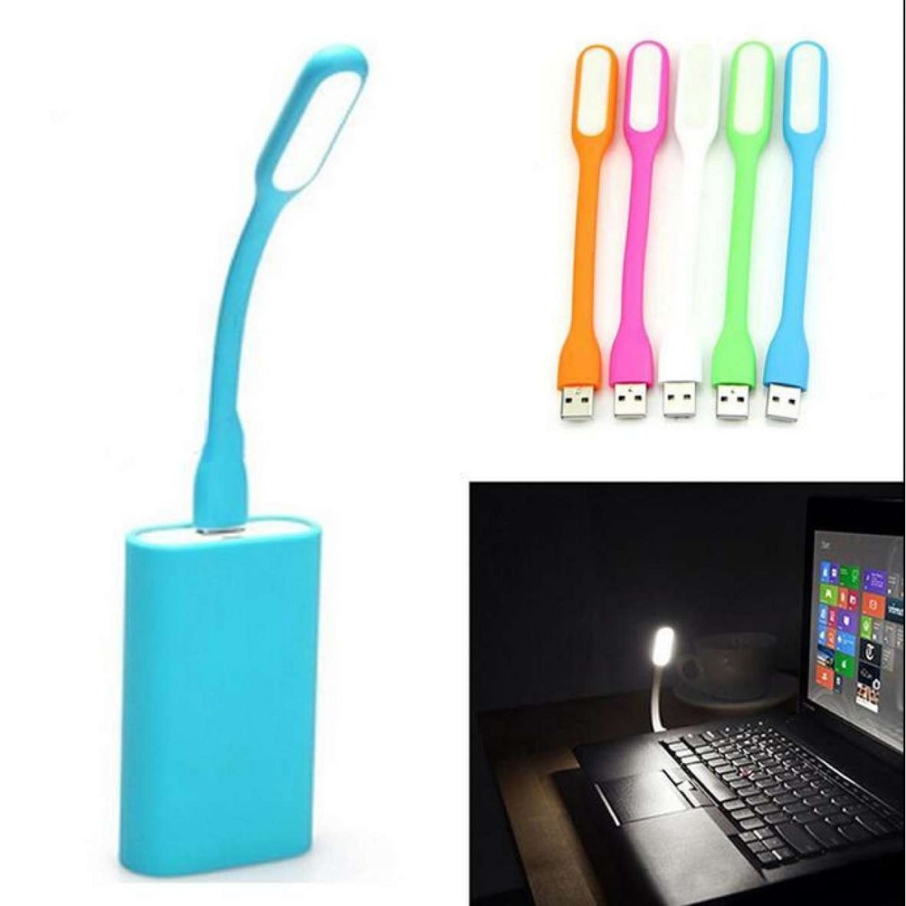 Pack Of 3 - Mini USB LED Lights - Multicolour