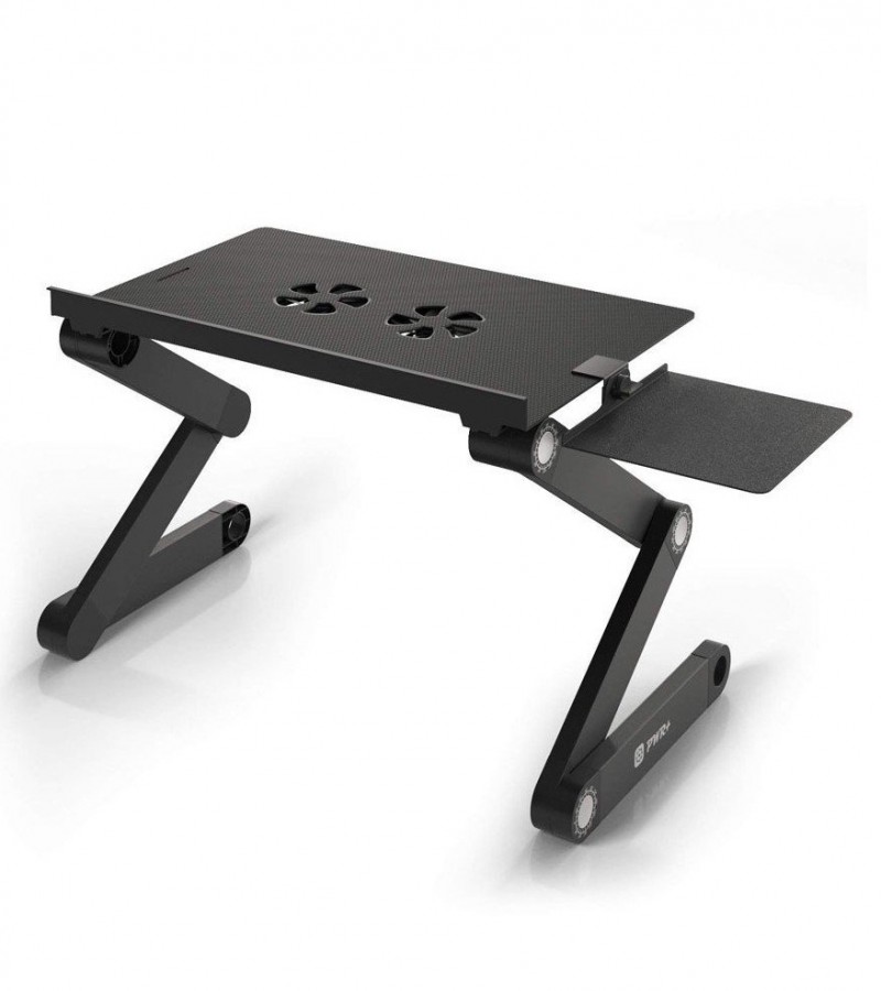 Portable Ergonomic Laptop T8 Table Stand With Mouse Pad