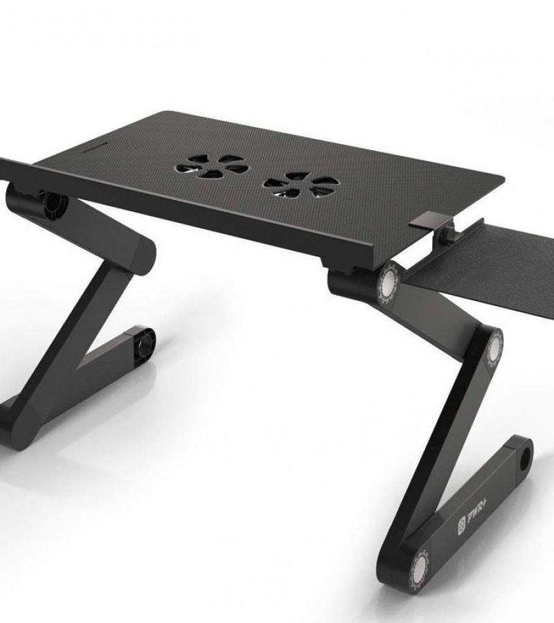 Portable Ergonomic Laptop T8 Table Stand With Mouse Pad
