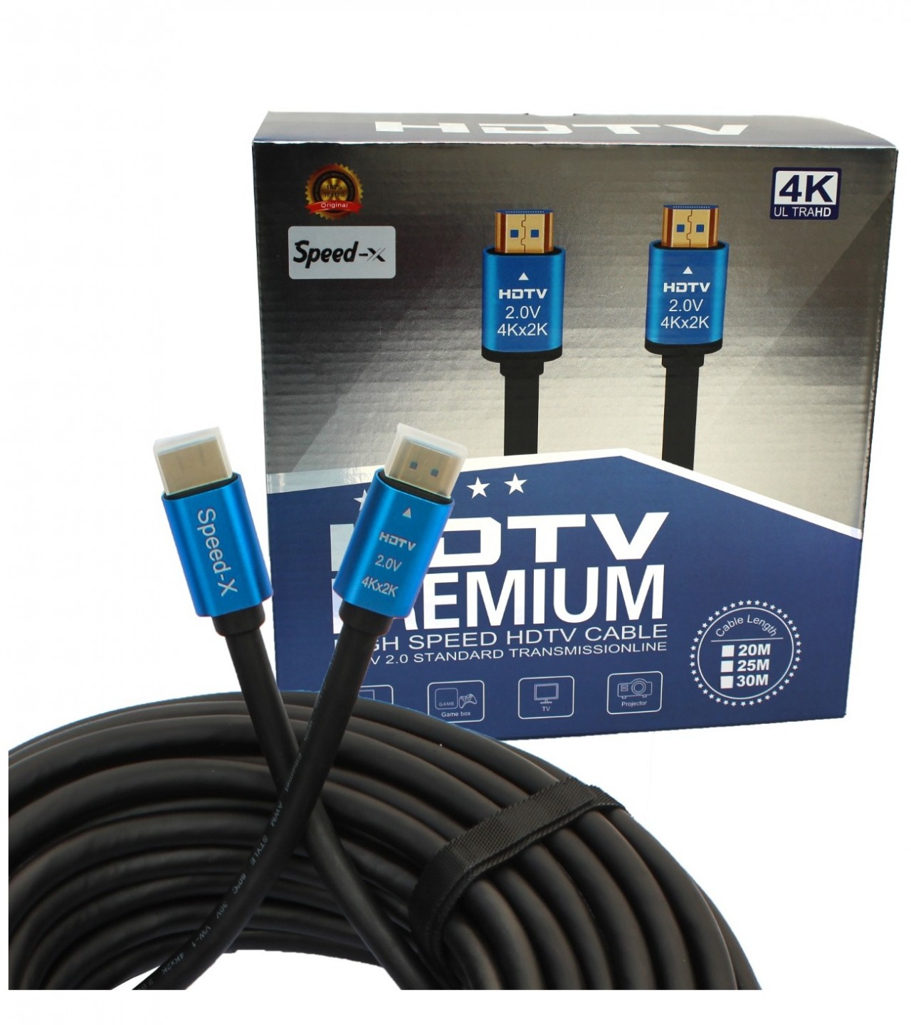 Speed-X 2.0V HDMI Premium Cable Ultra HD 4k 30m