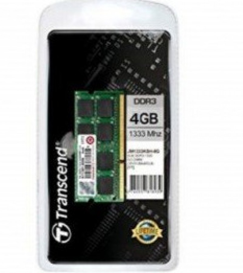 Transcend Premier DDR3 4 GB RAM - 1600Mhz Bus Speed