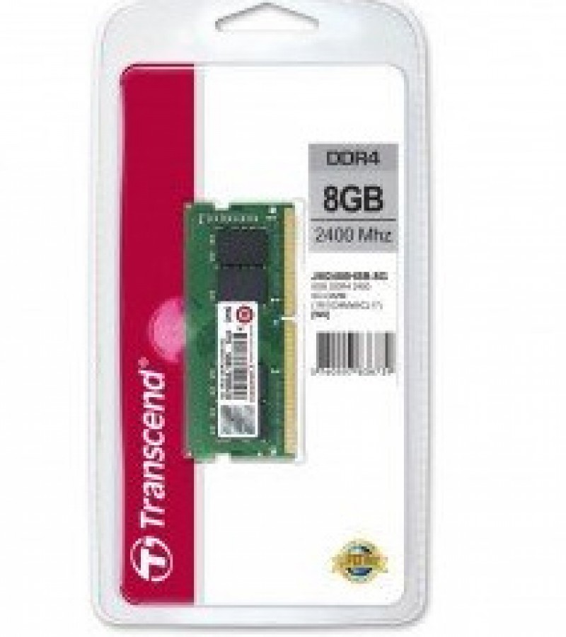 Transcend Premier DDR4 8 GB RAM - 2400Mhz Bus Speed