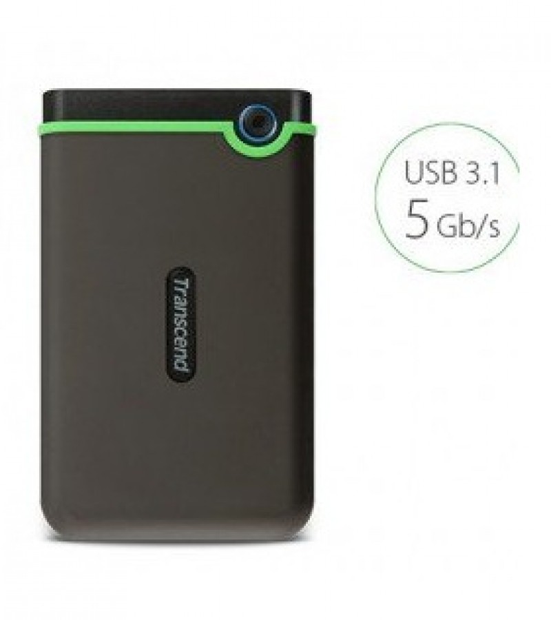 Transcend StoreJet 25M3 Portable External Hard Drive - 1 TB