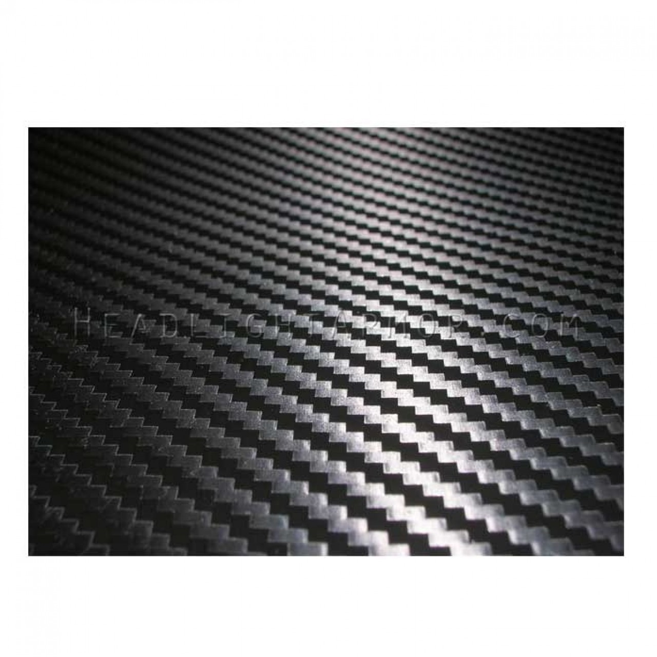 Universal Laptop Back Skin Carbon Fiber Texture - Black