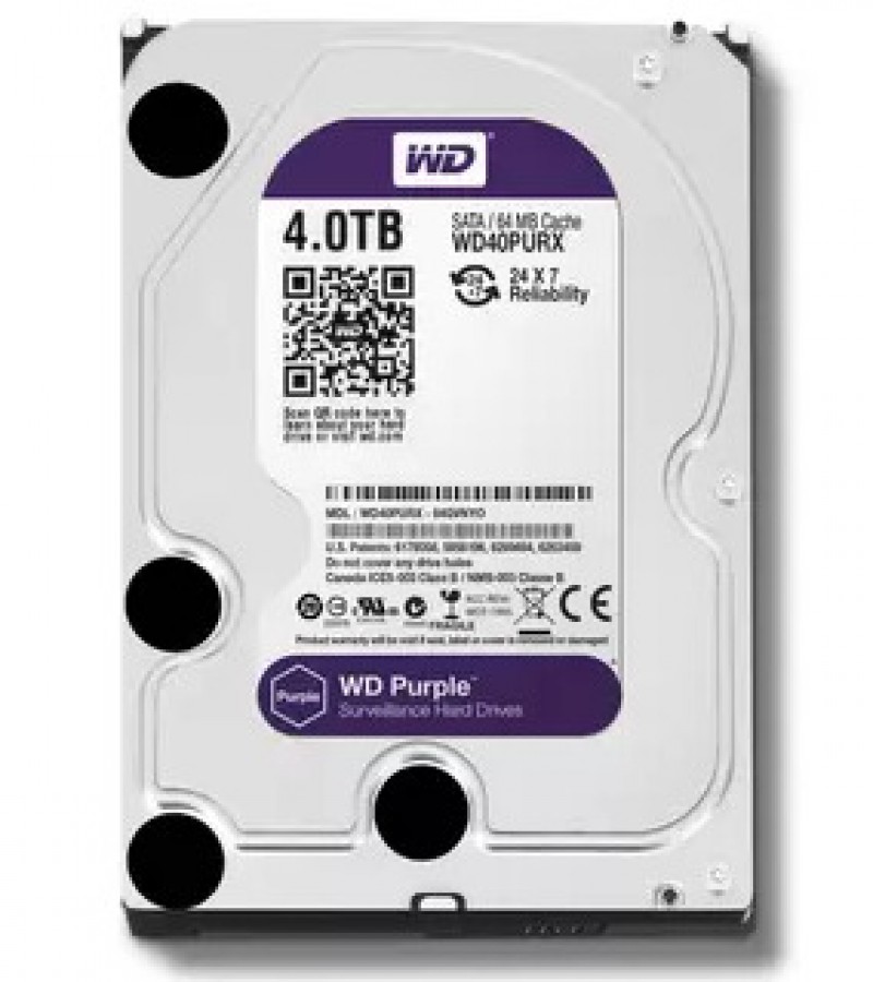 WD 4TB PURPLE SURVEILLANCE