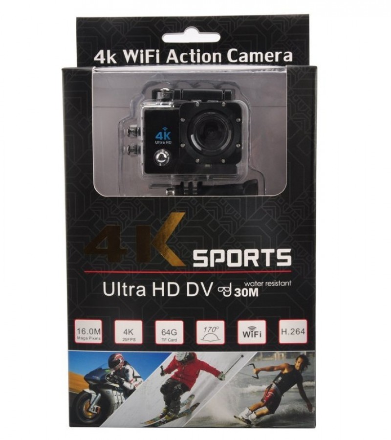 Action Sports Camera WiFi 4K